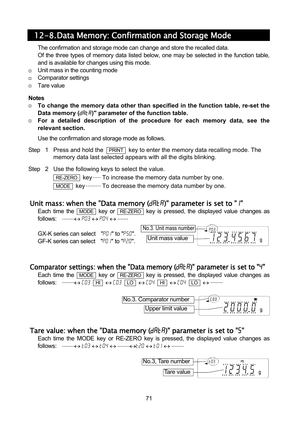 A&D Weighing GF-32K User Manual | Page 73 / 104