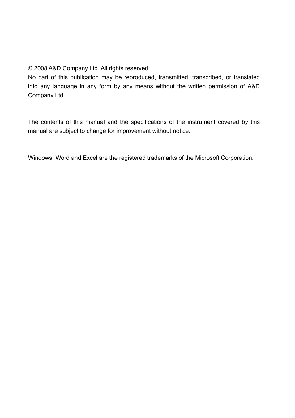 A&D Weighing FX-3000i User Manual | Page 2 / 74