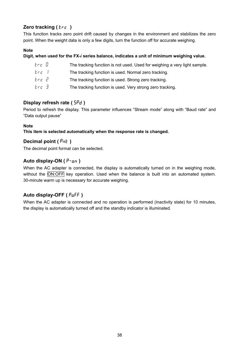 A&D Weighing FX-3000i User Manual | Page 40 / 74