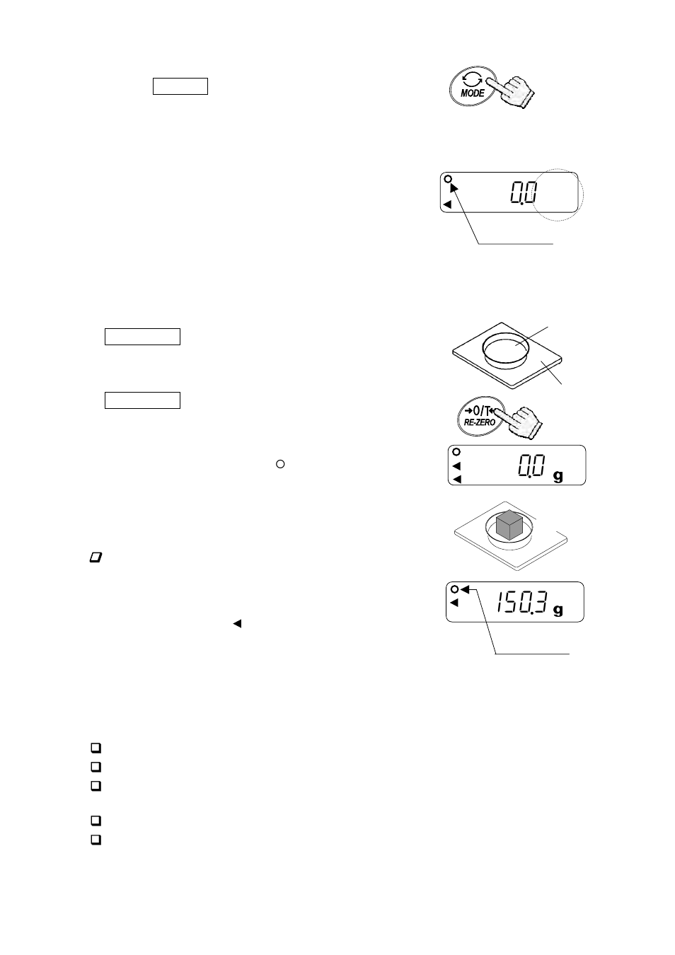 4. selecting a weighing unit, 5. basic operation | A&D Weighing EW-12Ki User Manual | Page 10 / 43