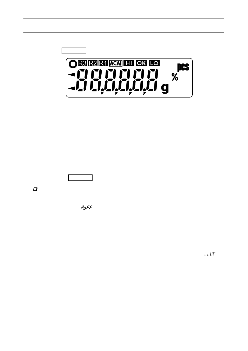 Operation, 1. turning the power on and off, 2. lcd backlight | A&D Weighing EW-12Ki User Manual | Page 8 / 43