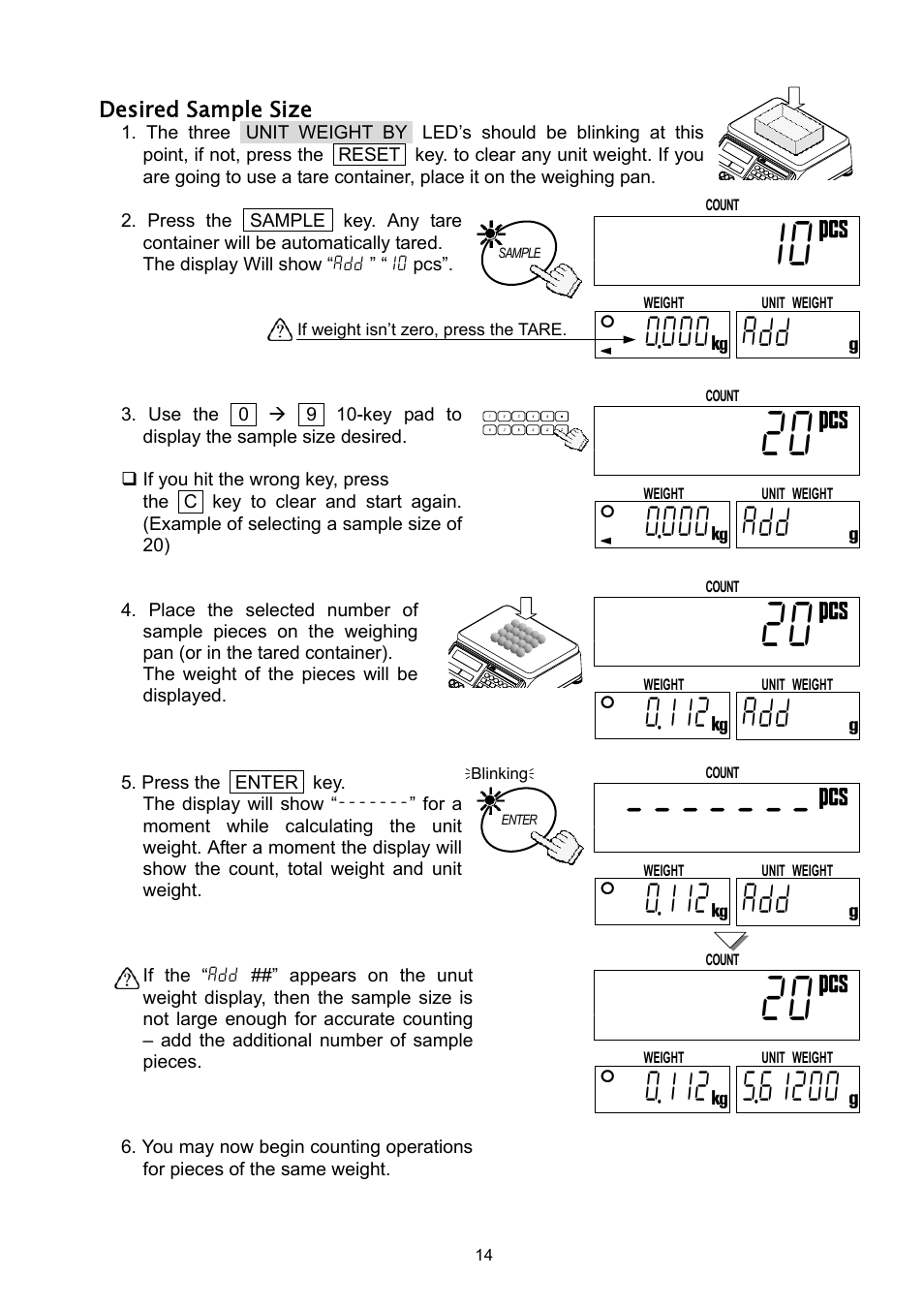 Add 000 | A&D Weighing HC-3Ki User Manual | Page 16 / 60