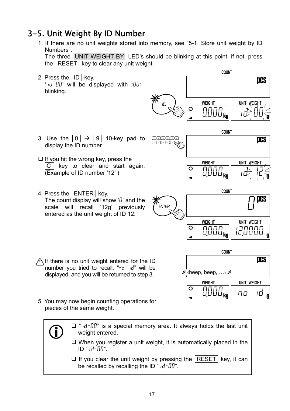 Aid-12, Ano 0 id 0 00, Aid-00 | A&D Weighing HC-3Ki User Manual | Page 19 / 60