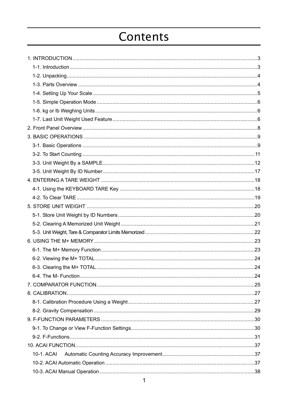 A&D Weighing HC-3Ki User Manual | Page 3 / 60