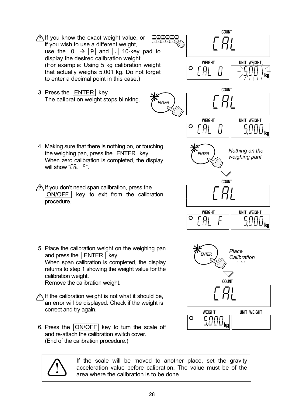 88 cal 0 f 8, 11hi00 | A&D Weighing HC-3Ki User Manual | Page 30 / 60