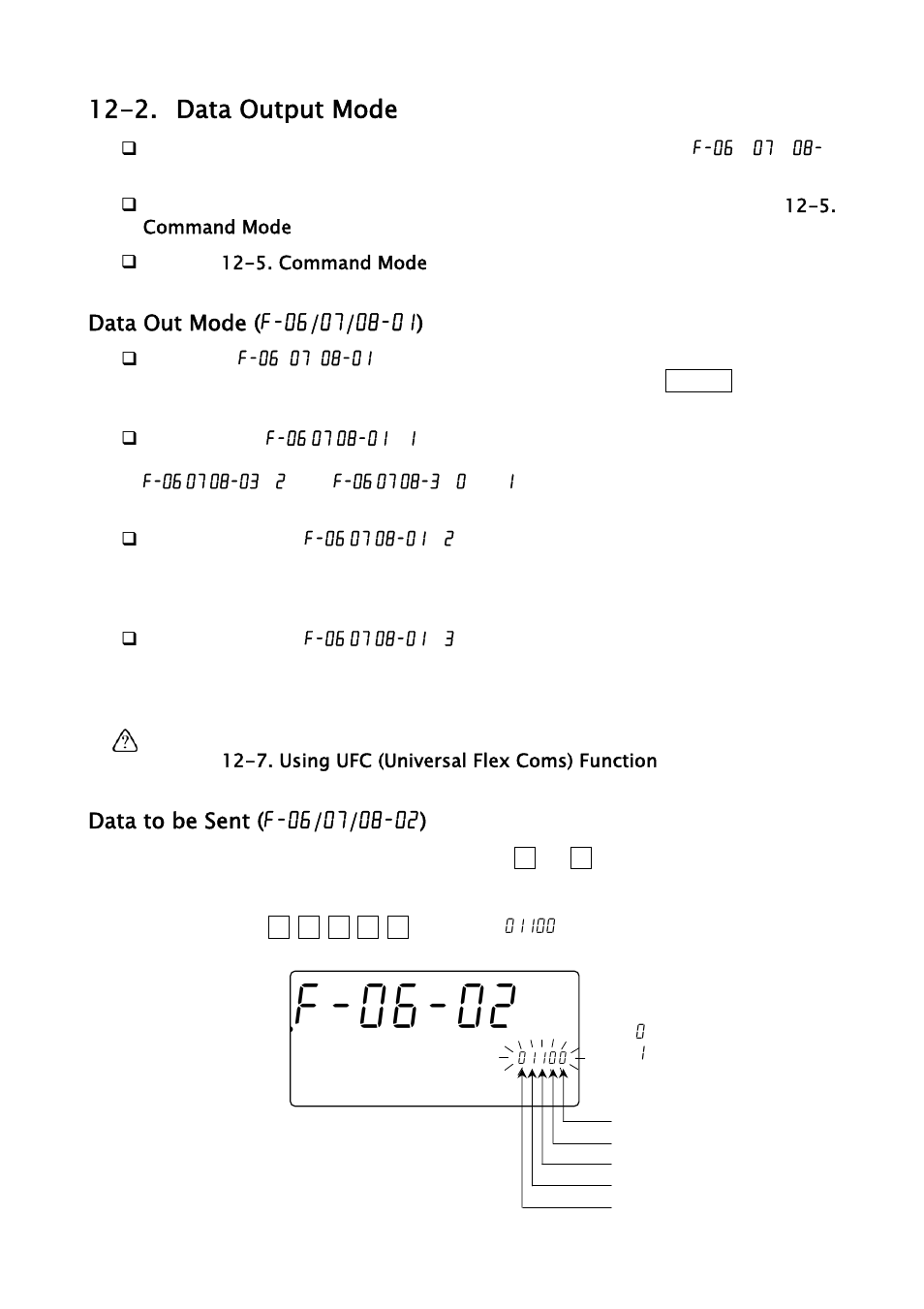 F-06-02, 881 pcs, 2. data output mode | A&D Weighing FC-500Si User Manual | Page 49 / 86