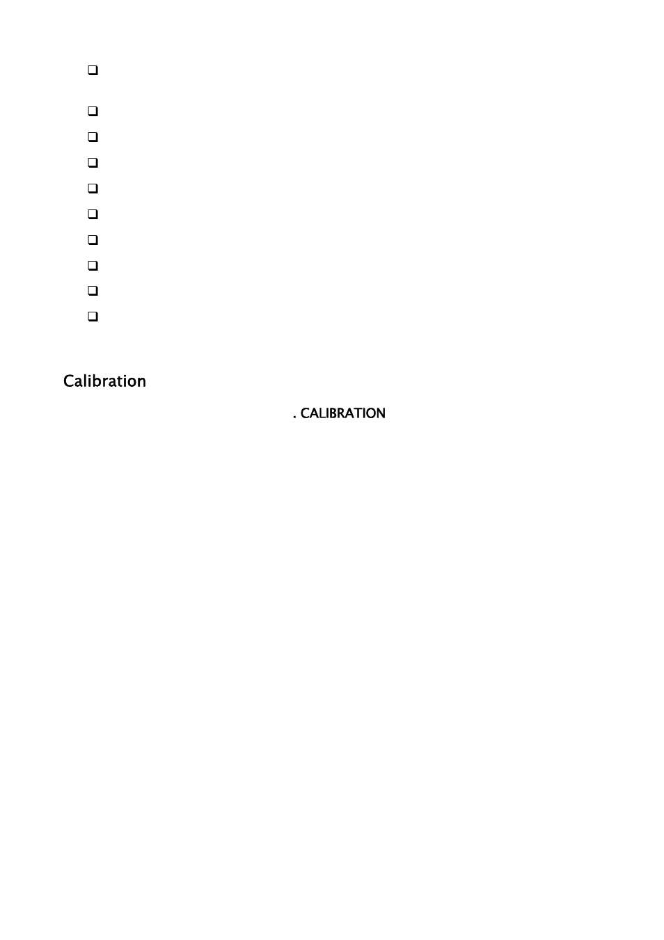 Calibration | A&D Weighing FC-500Si User Manual | Page 8 / 86