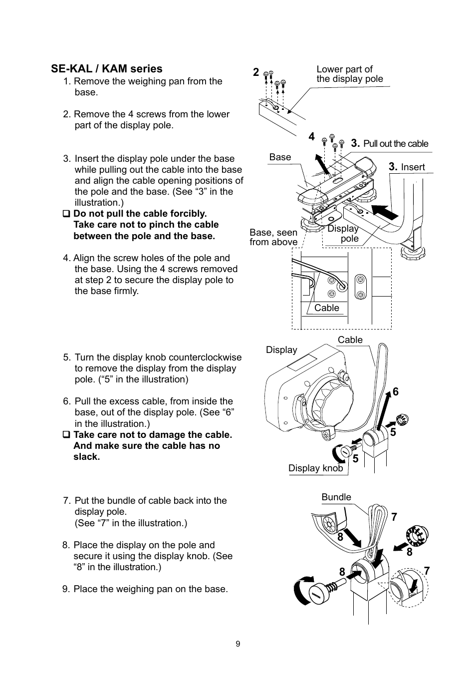 A&D Weighing SE-150KAL User Manual | Page 11 / 29