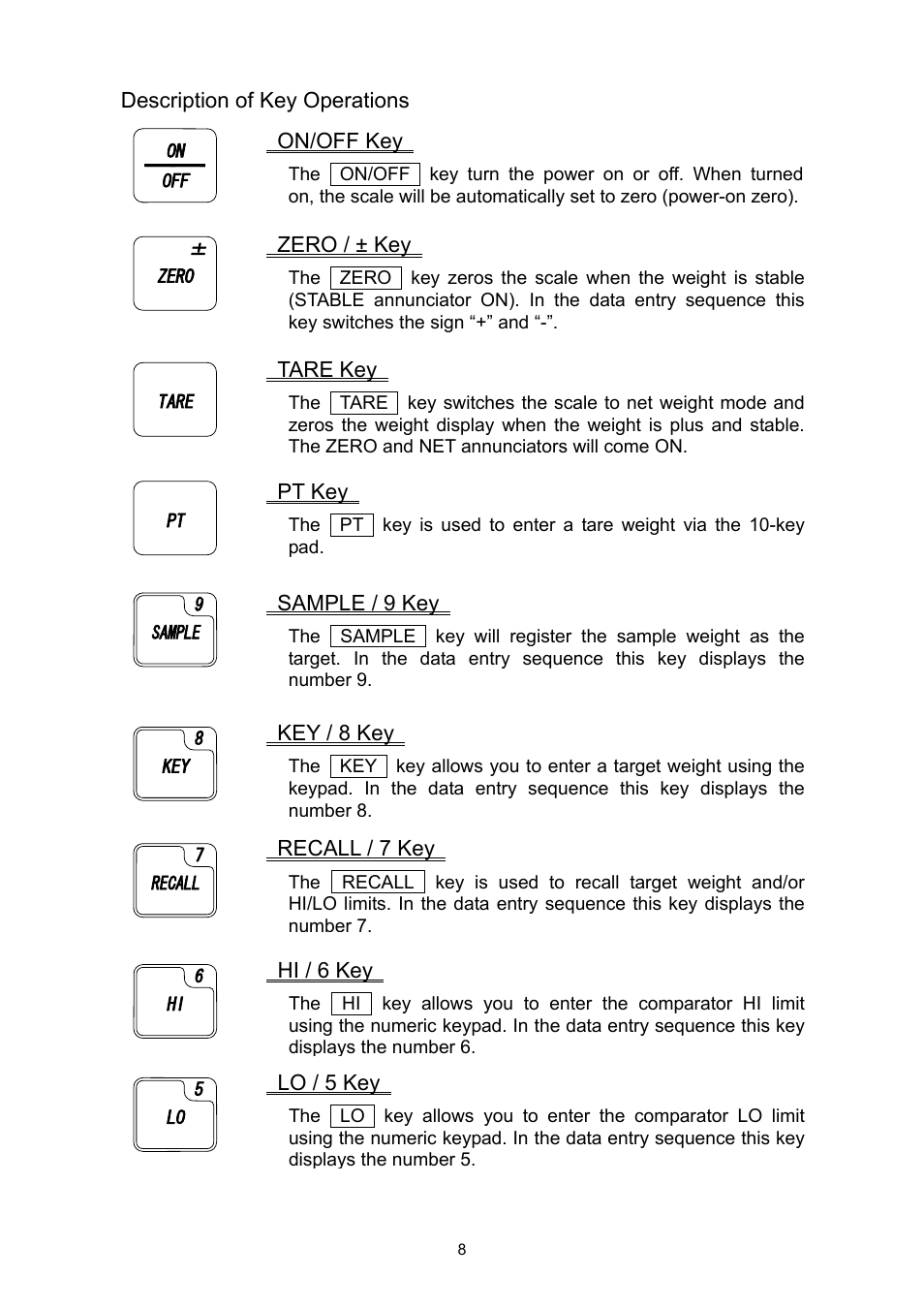 A&D Weighing FS-30Ki User Manual | Page 10 / 36