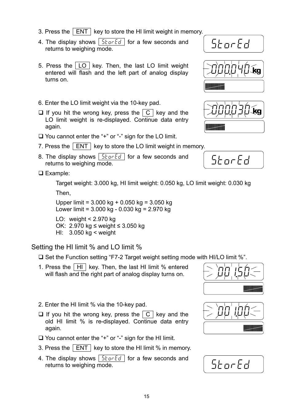 A&D Weighing FS-30Ki User Manual | Page 17 / 36