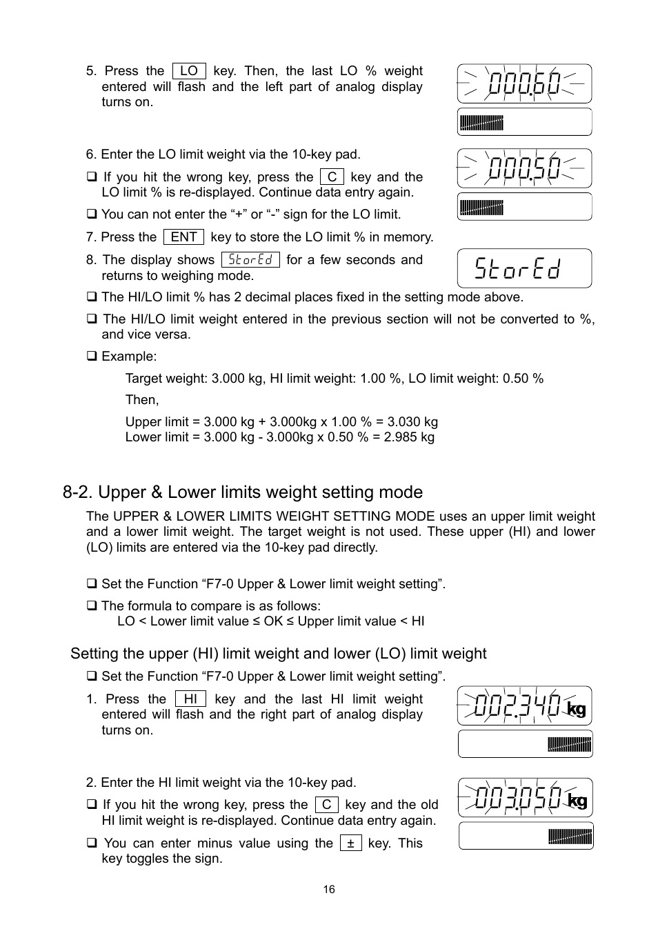 A&D Weighing FS-30Ki User Manual | Page 18 / 36