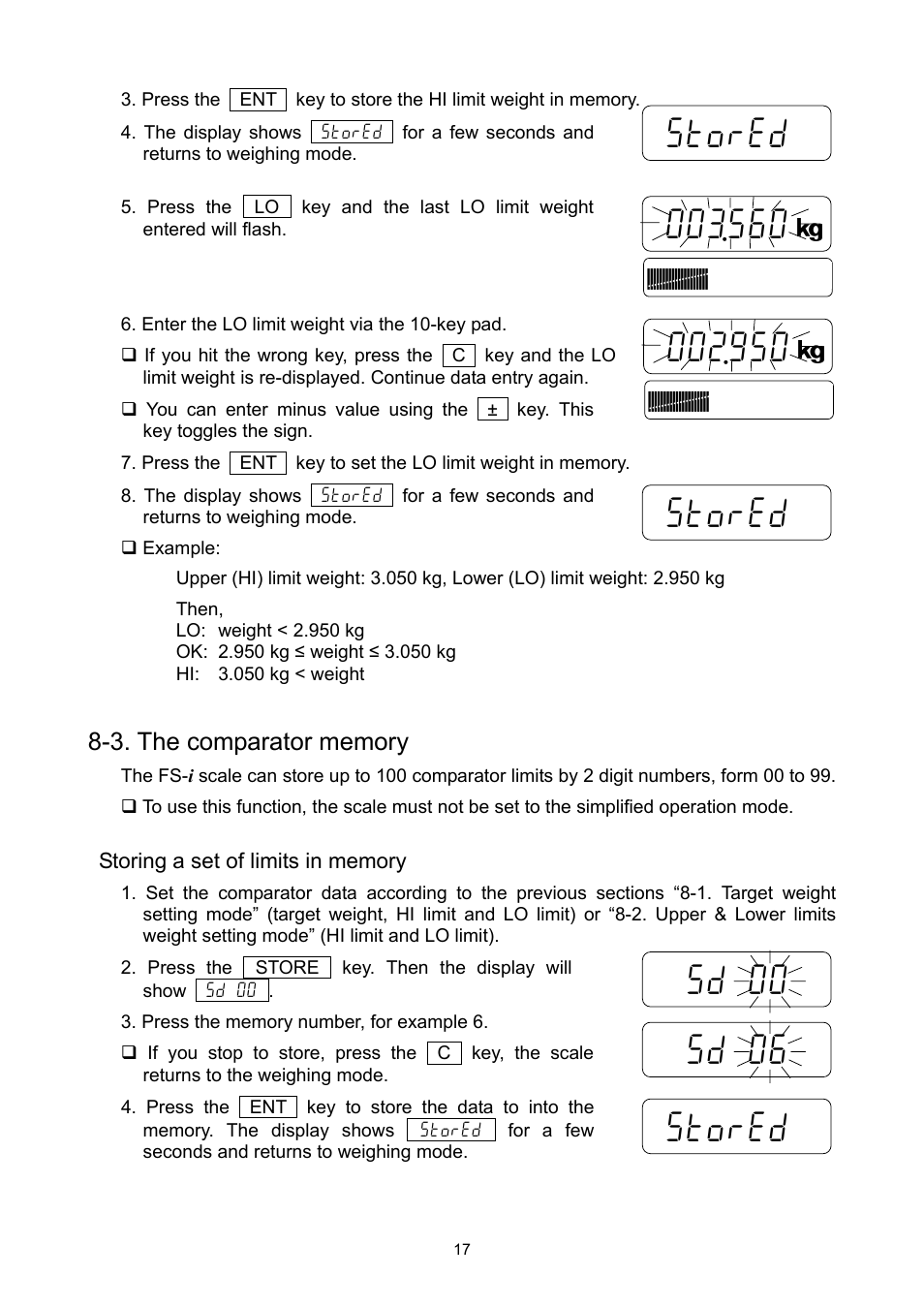 A&D Weighing FS-30Ki User Manual | Page 19 / 36