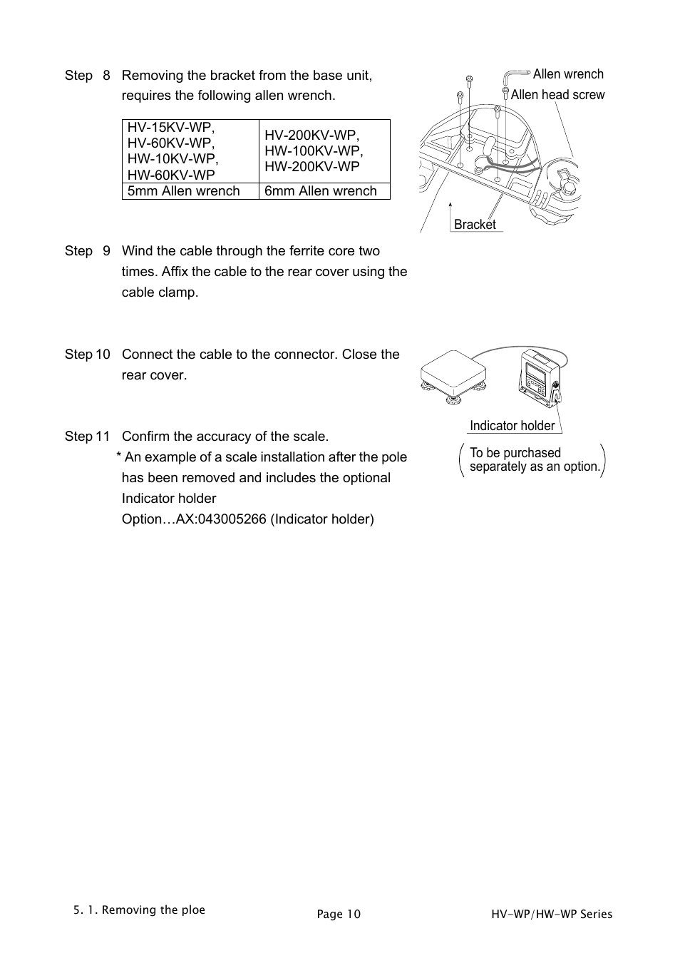 A&D Weighing HW-200KV-WP User Manual | Page 12 / 74