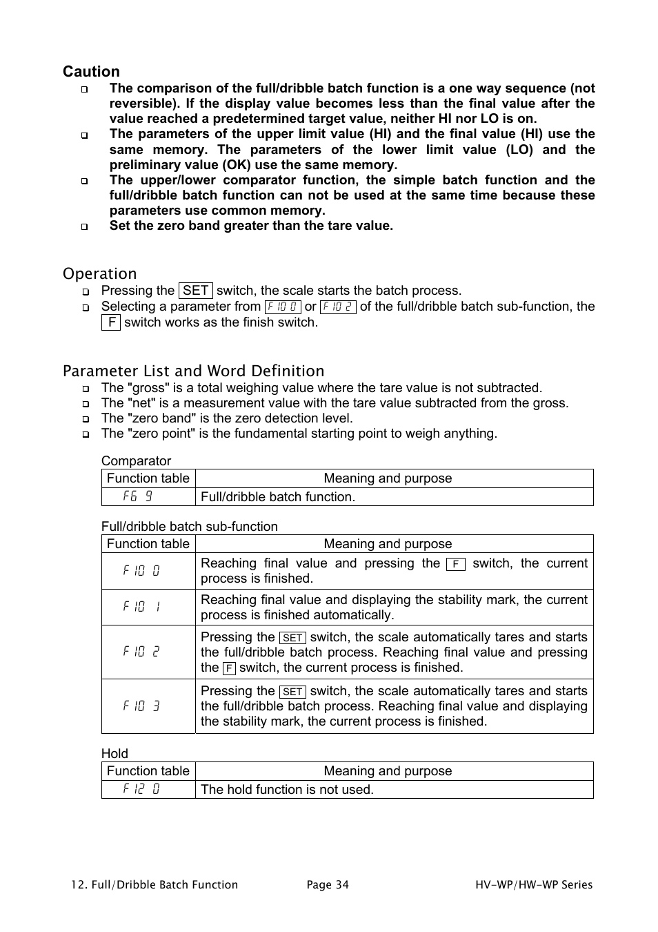 A&D Weighing HW-200KV-WP User Manual | Page 36 / 74