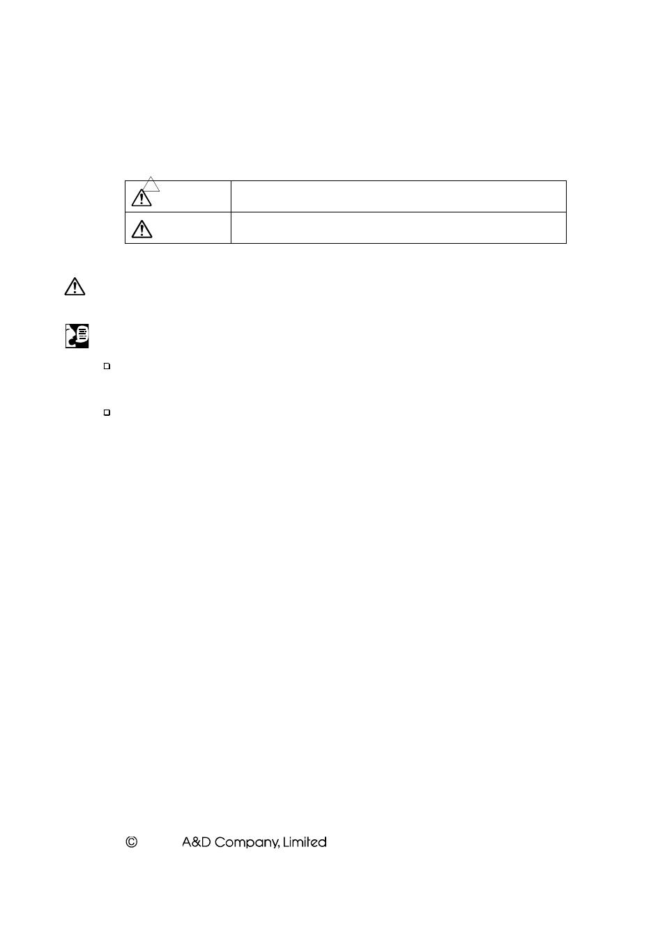 This manual and marks | A&D Weighing FG-150KBM User Manual | Page 2 / 31