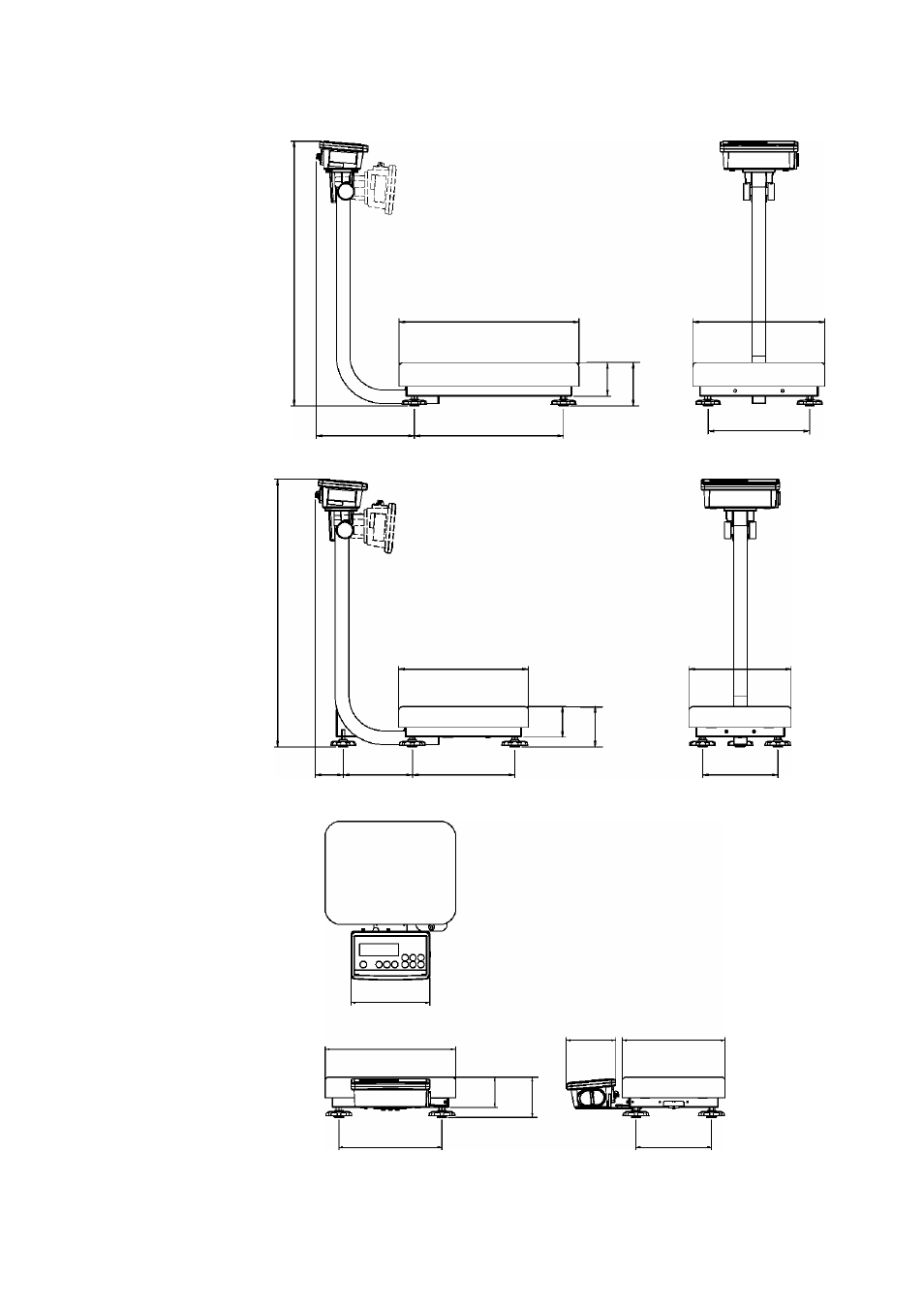 2. dimensions | A&D Weighing FG-150KBM User Manual | Page 25 / 31