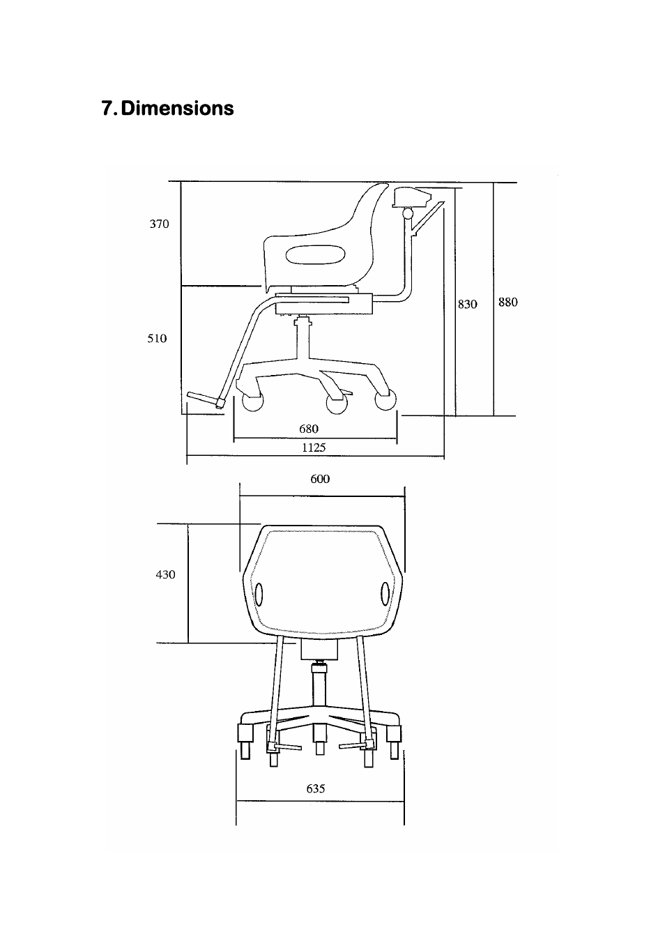 Dimensions | A&D Weighing HVL-CS User Manual | Page 8 / 9