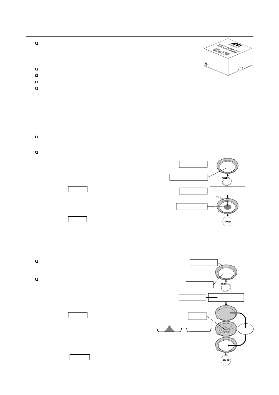 Example 1 : "liquid sample" or "meltable sample | A&D Weighing ML-50 User Manual | Page 19 / 75