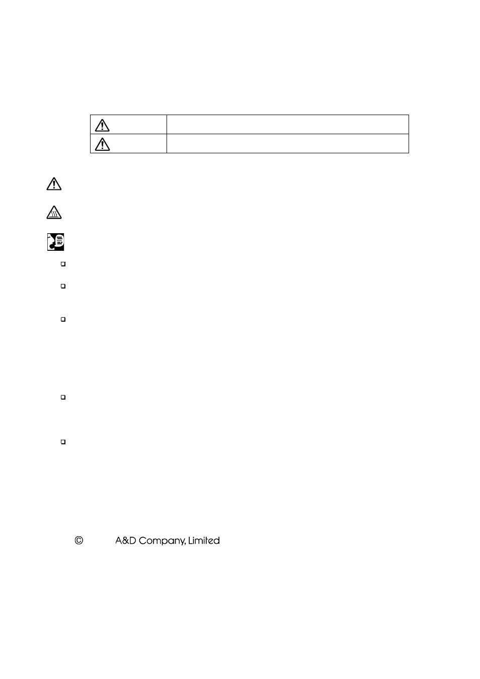 A&D Weighing ML-50 User Manual | Page 2 / 75