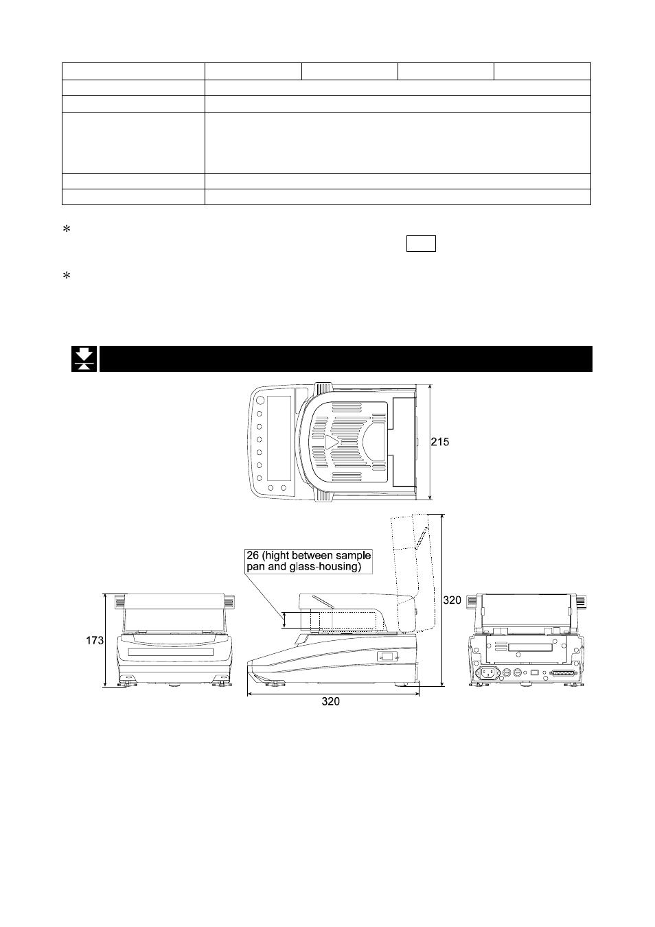 16.1. dimensions dimensions dimensions dimensions | A&D Weighing ML-50 User Manual | Page 70 / 75