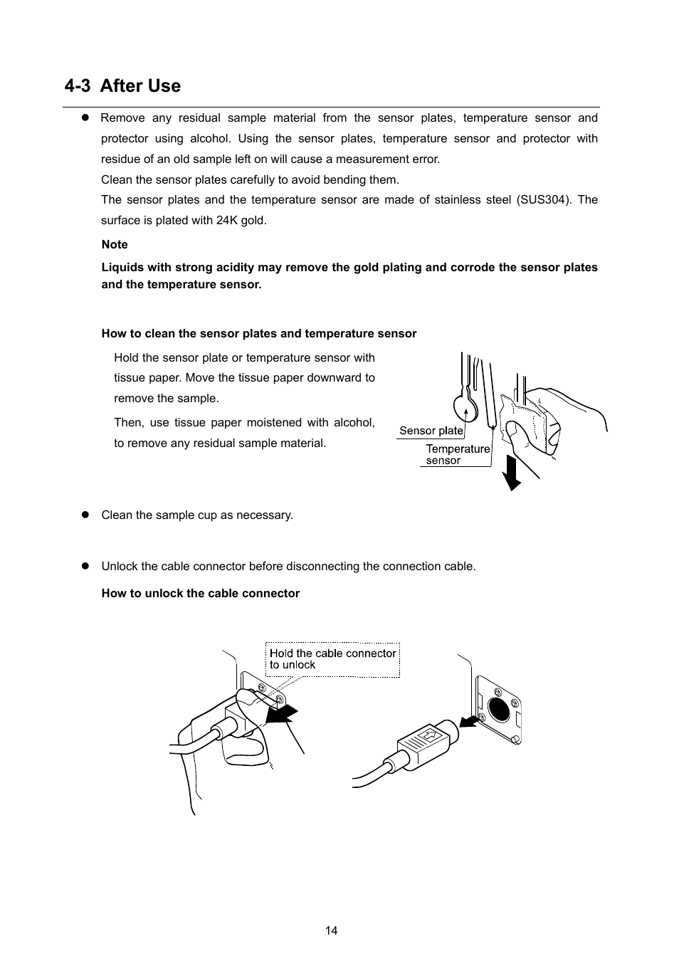 3 after use | A&D Weighing SV-100 User Manual | Page 16 / 66