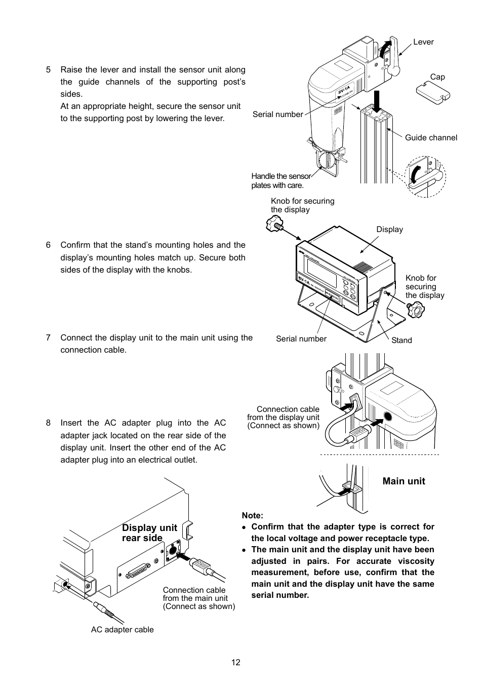 A&D Weighing SV-100H User Manual | Page 14 / 102