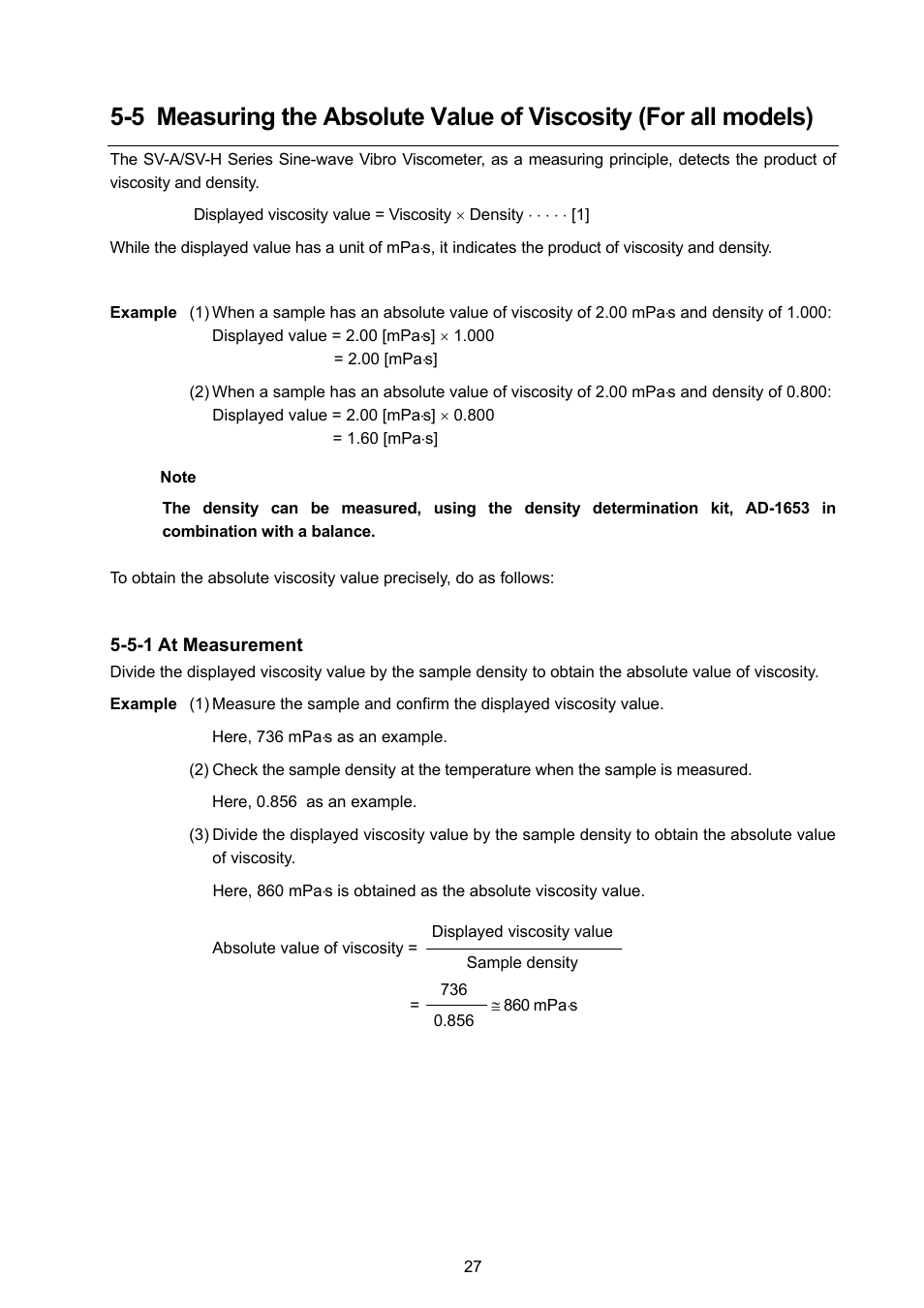 A&D Weighing SV-100H User Manual | Page 29 / 102