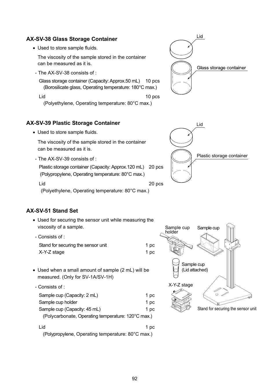 A&D Weighing SV-100H User Manual | Page 94 / 102