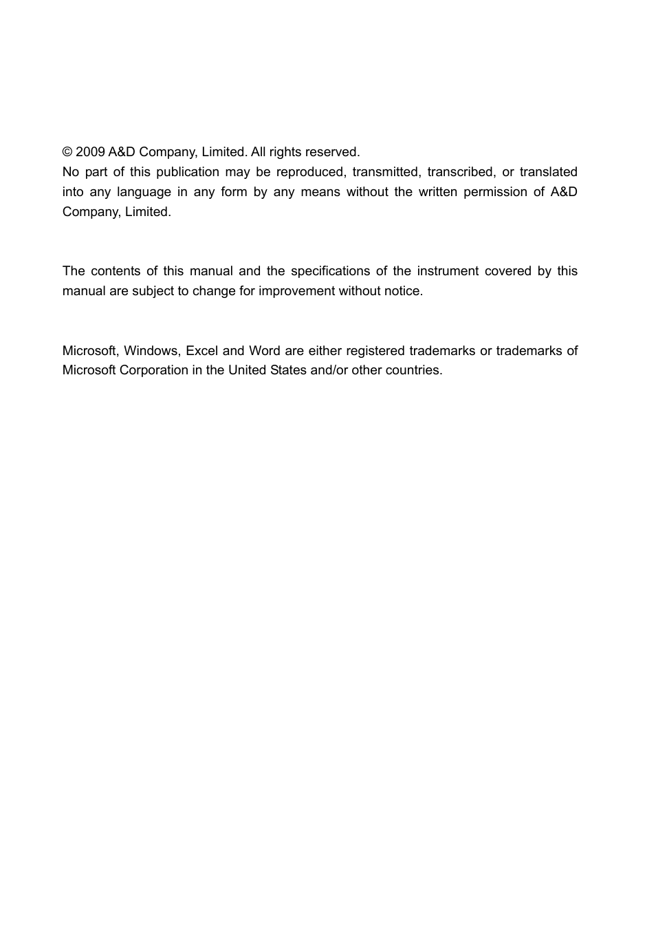 A&D Weighing FX-300i-PT User Manual | Page 2 / 30