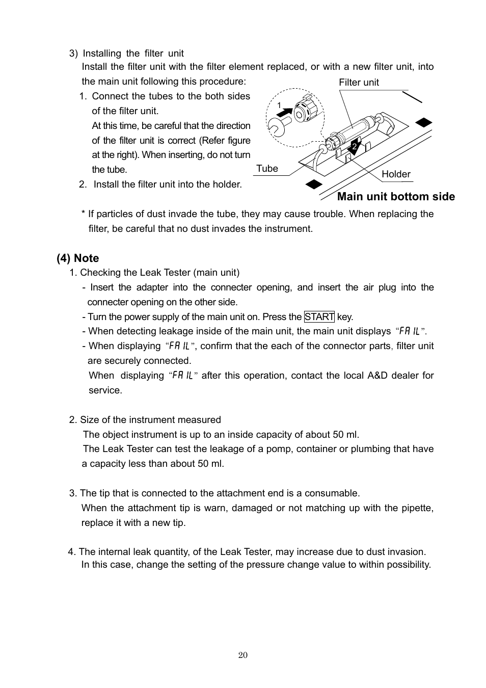 Main unit bottom side | A&D Weighing AD-1690 User Manual | Page 22 / 25