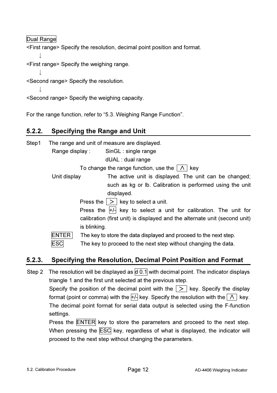 A&D Weighing AD-4406 User Manual | Page 14 / 62