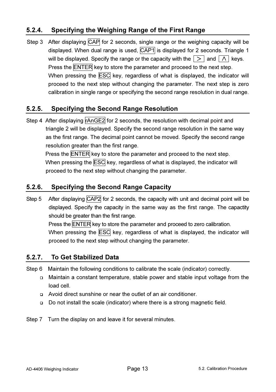 A&D Weighing AD-4406 User Manual | Page 15 / 62