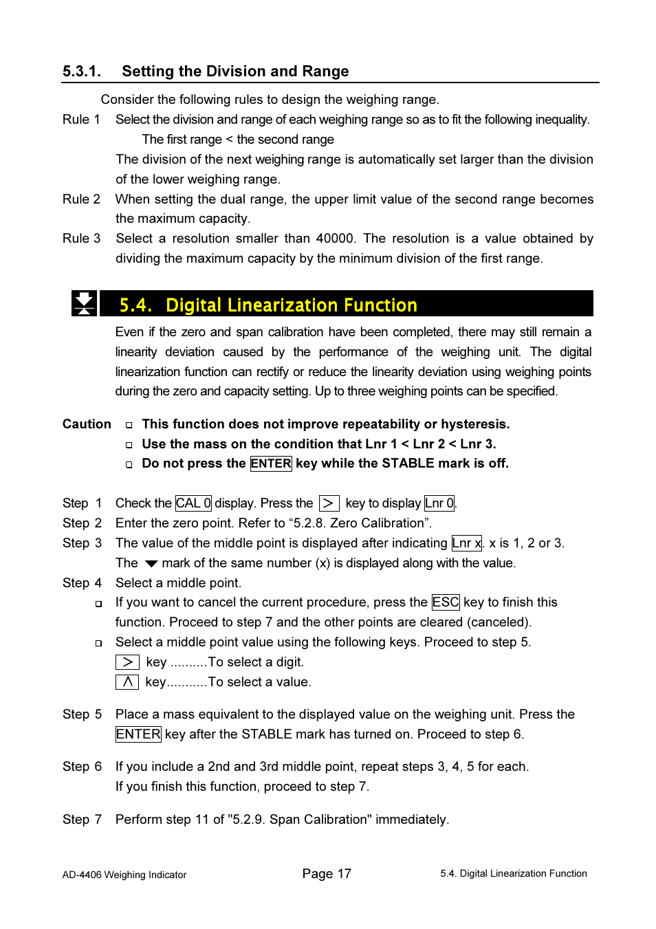 A&D Weighing AD-4406 User Manual | Page 19 / 62