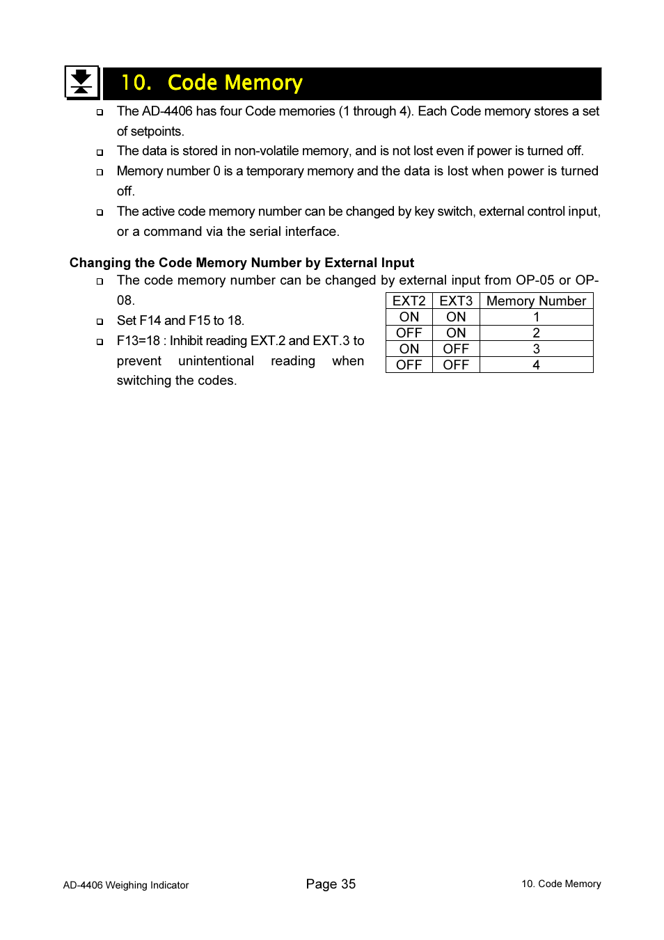 A&D Weighing AD-4406 User Manual | Page 37 / 62