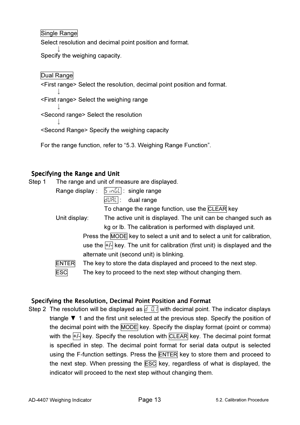 A&D Weighing AD-4407 User Manual | Page 15 / 66