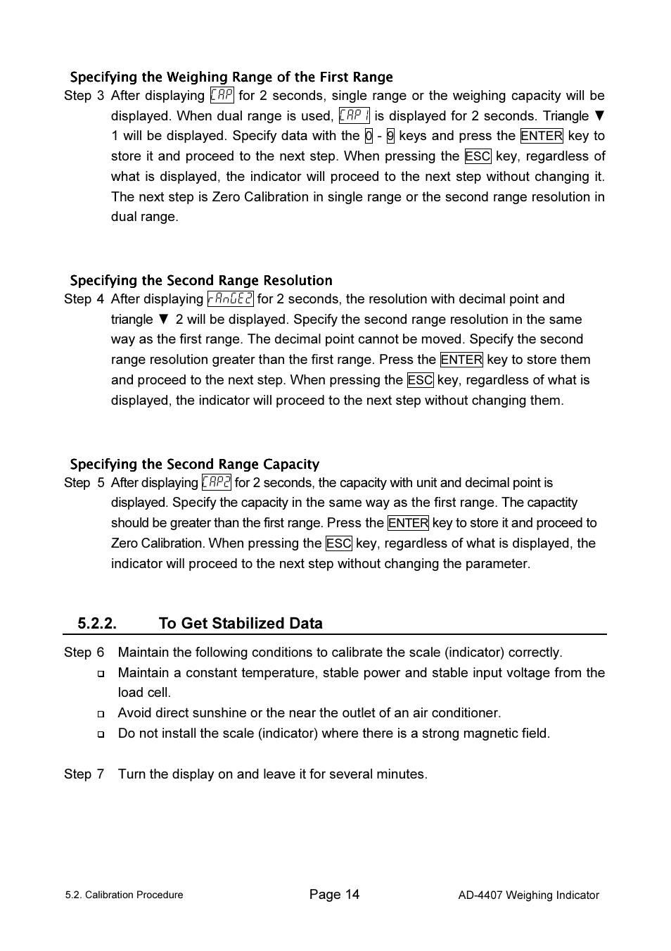 A&D Weighing AD-4407 User Manual | Page 16 / 66