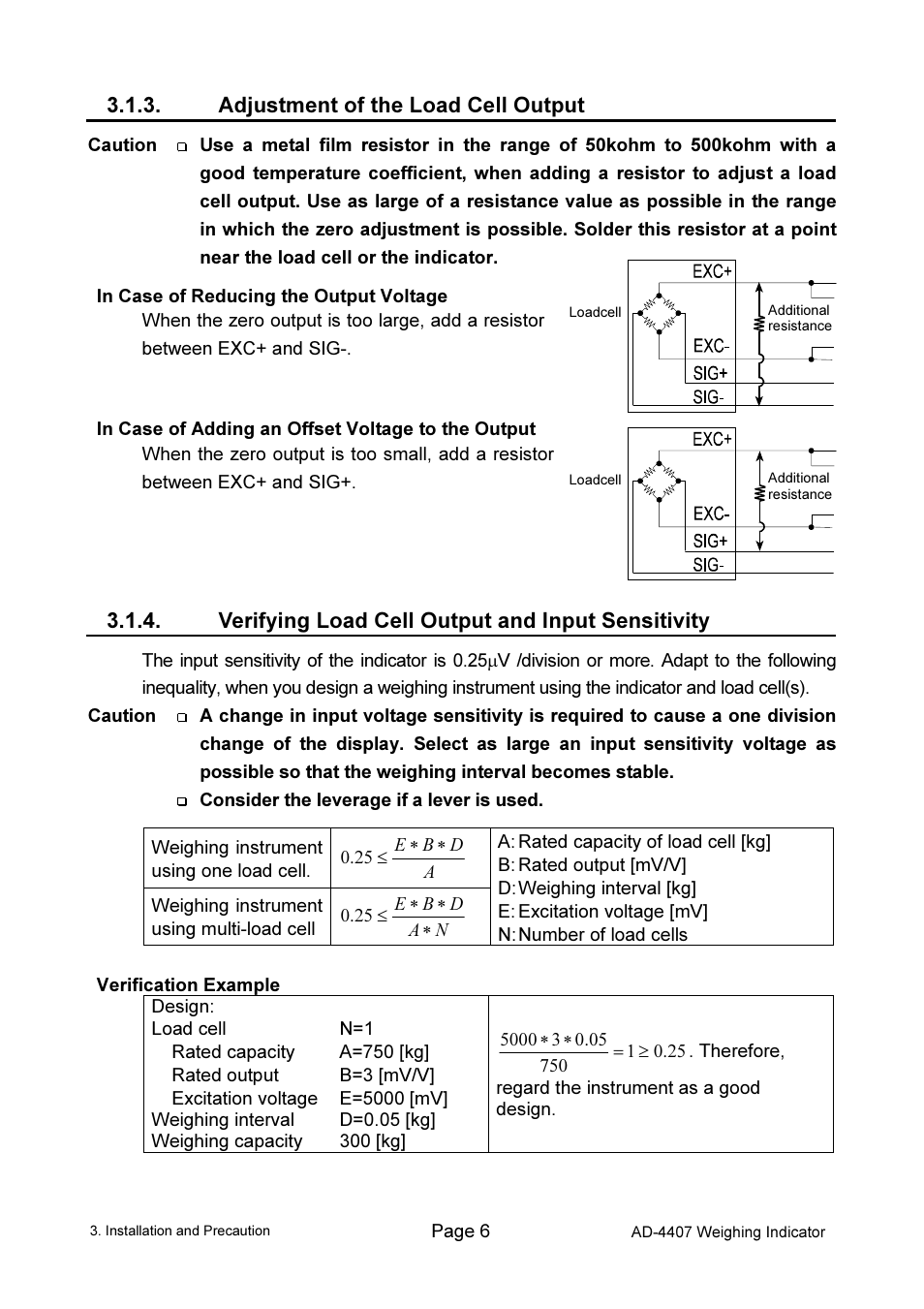 A&D Weighing AD-4407 User Manual | Page 8 / 66