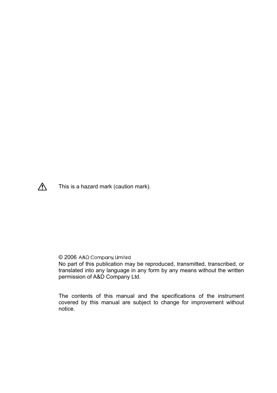 A&D Weighing FXi-09 User Manual | Page 2 / 10