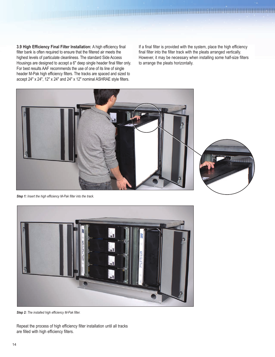 AAF International SAH User Manual | Page 14 / 20