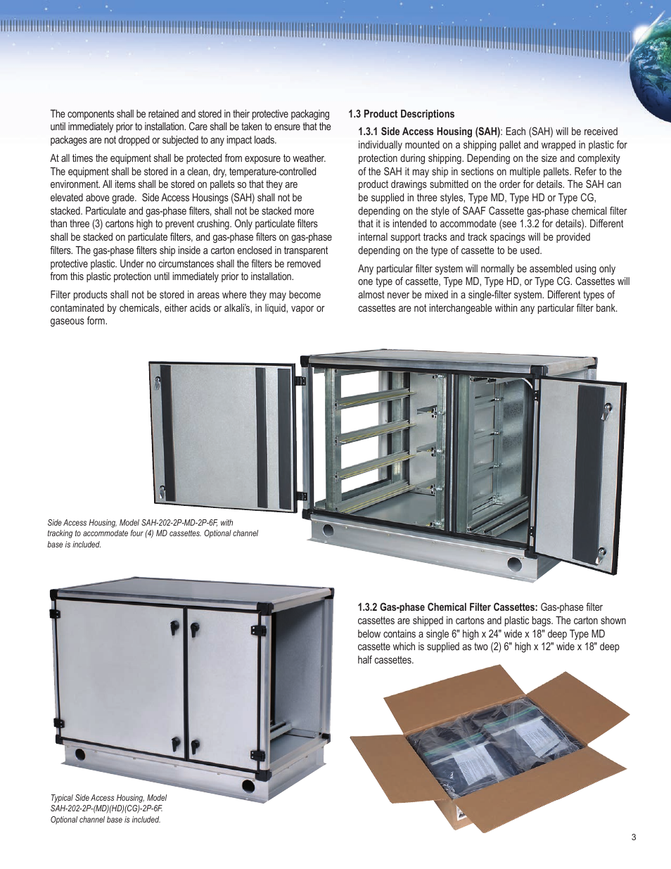 AAF International SAH User Manual | Page 3 / 20