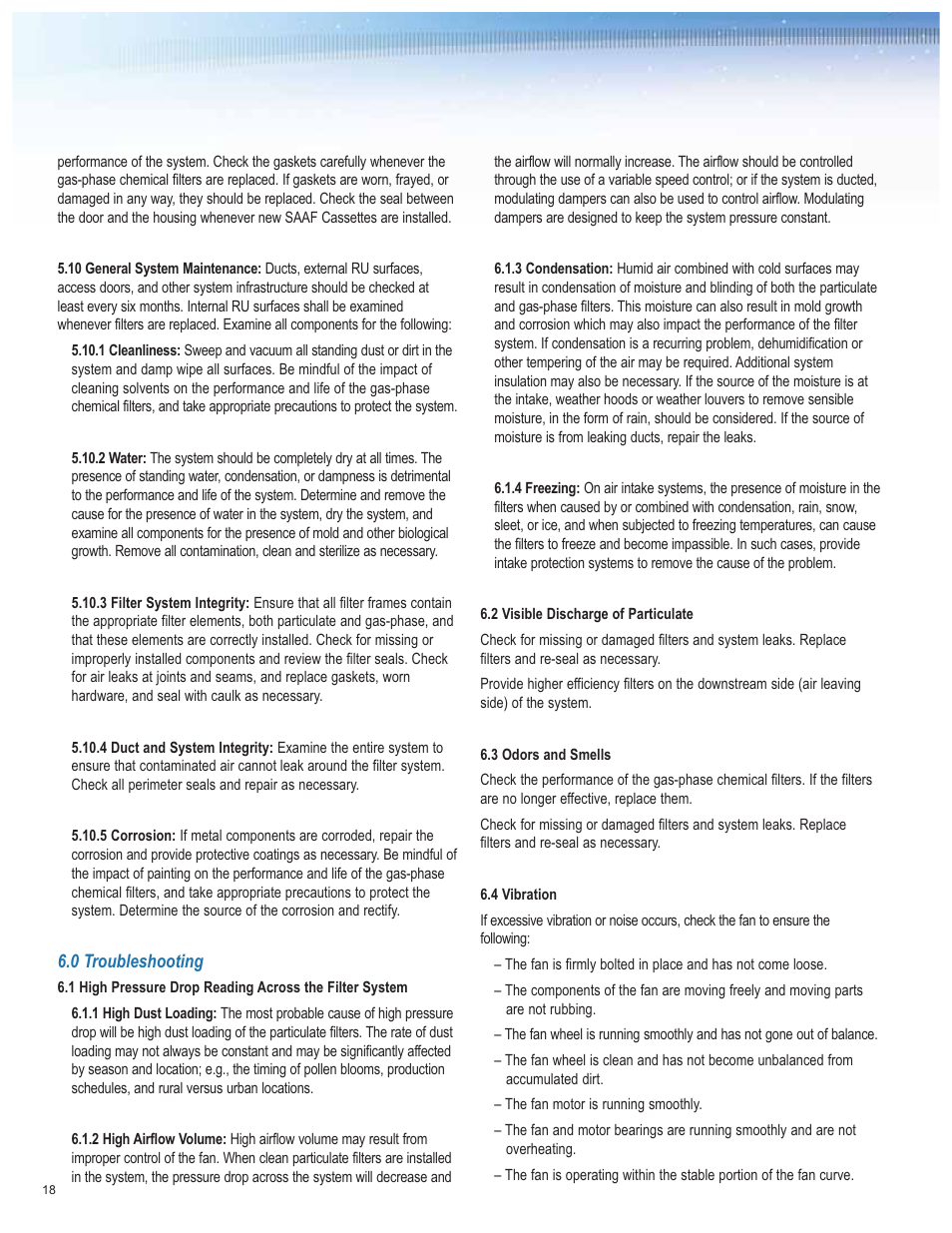 AAF International PRU User Manual | Page 18 / 20