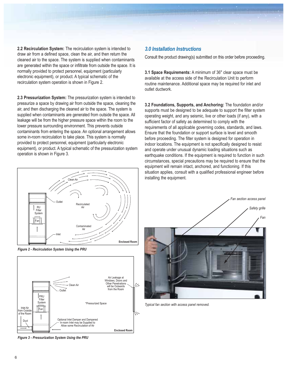 0 installation instructions | AAF International PRU User Manual | Page 6 / 20