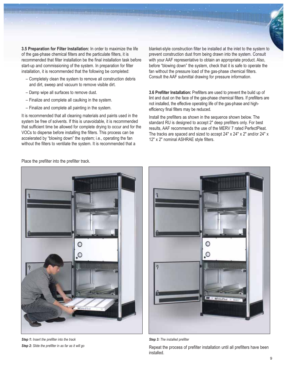 AAF International PRU User Manual | Page 9 / 20
