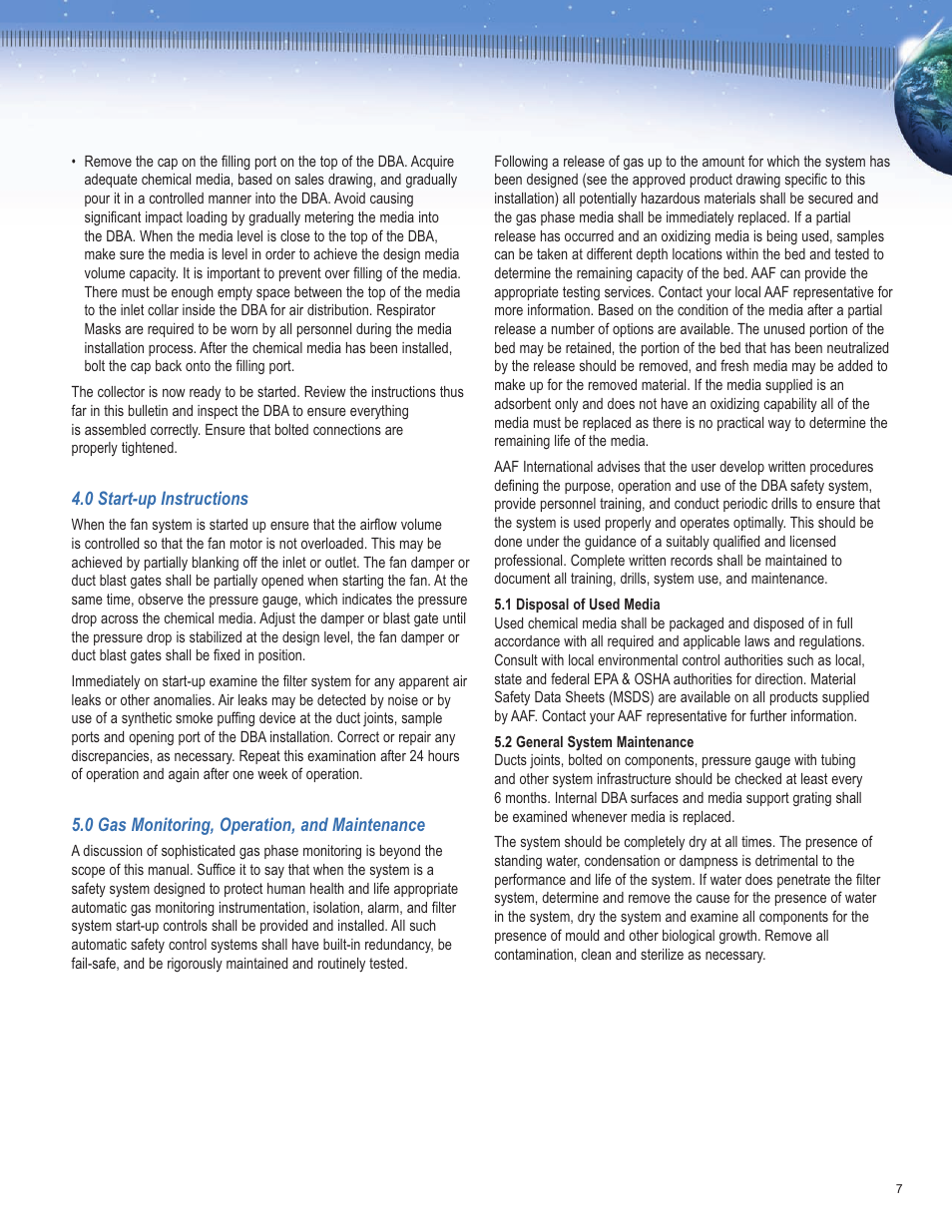 AAF International SAAF:DBA User Manual | Page 7 / 8