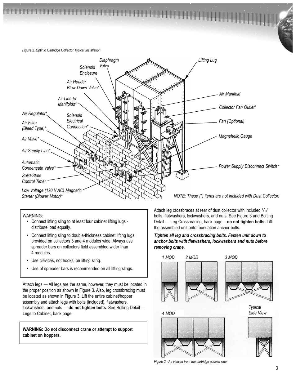 AAF International OptiFlo Cartridge Collector User Manual | Page 3 / 8