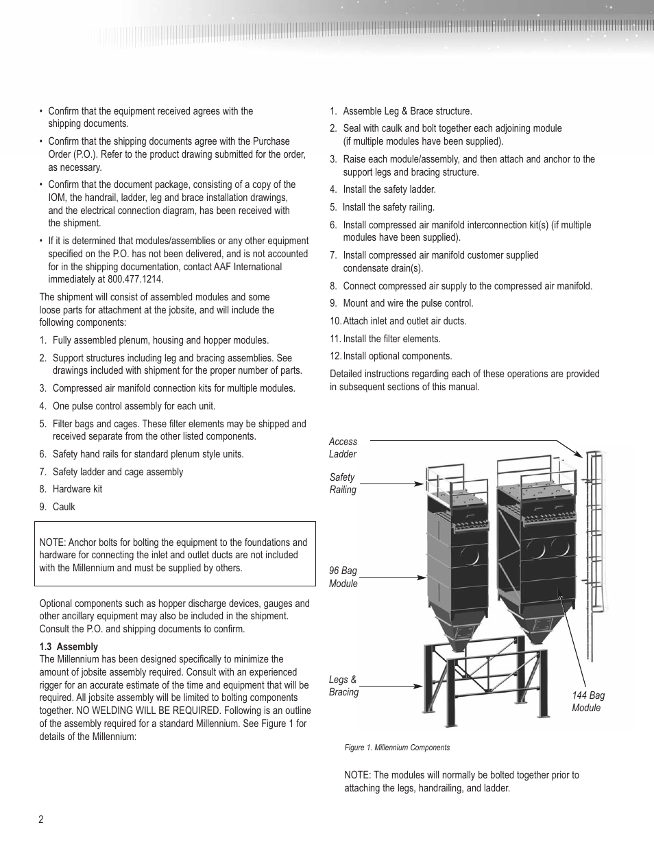 AAF International Millennium User Manual | Page 2 / 12