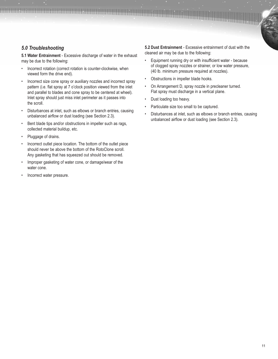 AAF International Type W RotoClone User Manual | Page 11 / 16