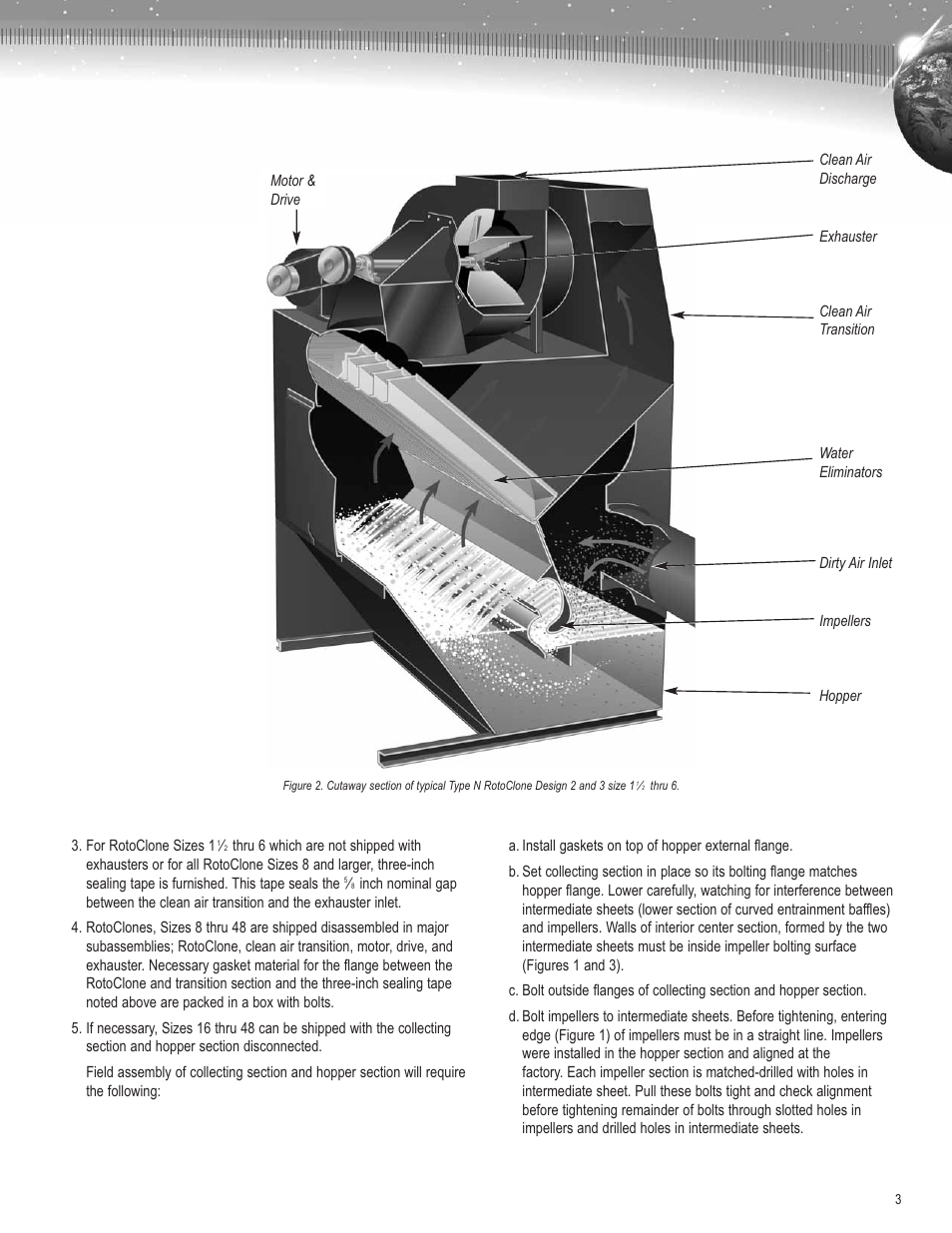AAF International Type N RotoClone User Manual | Page 3 / 16