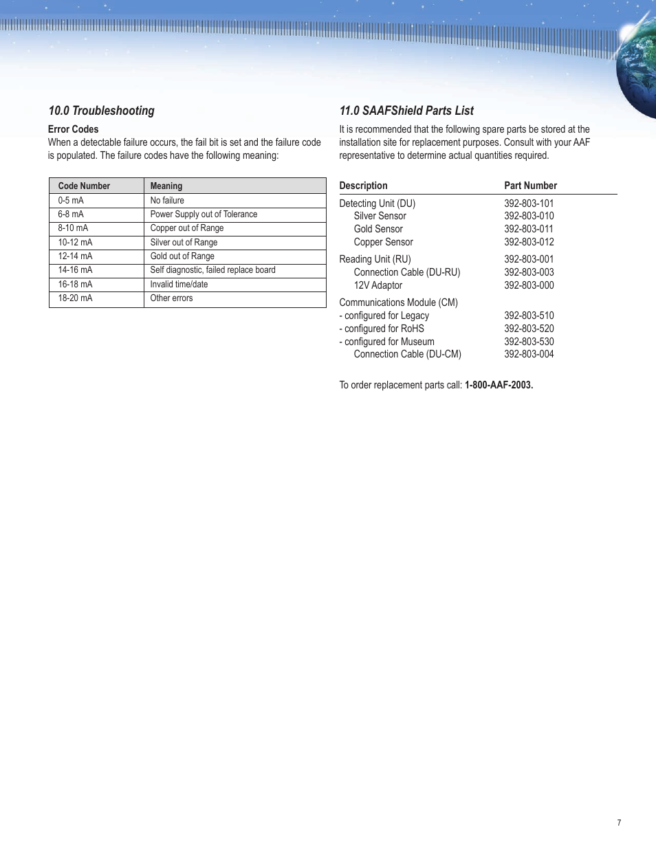 AAF International Shield Communications Module User Manual | Page 7 / 8