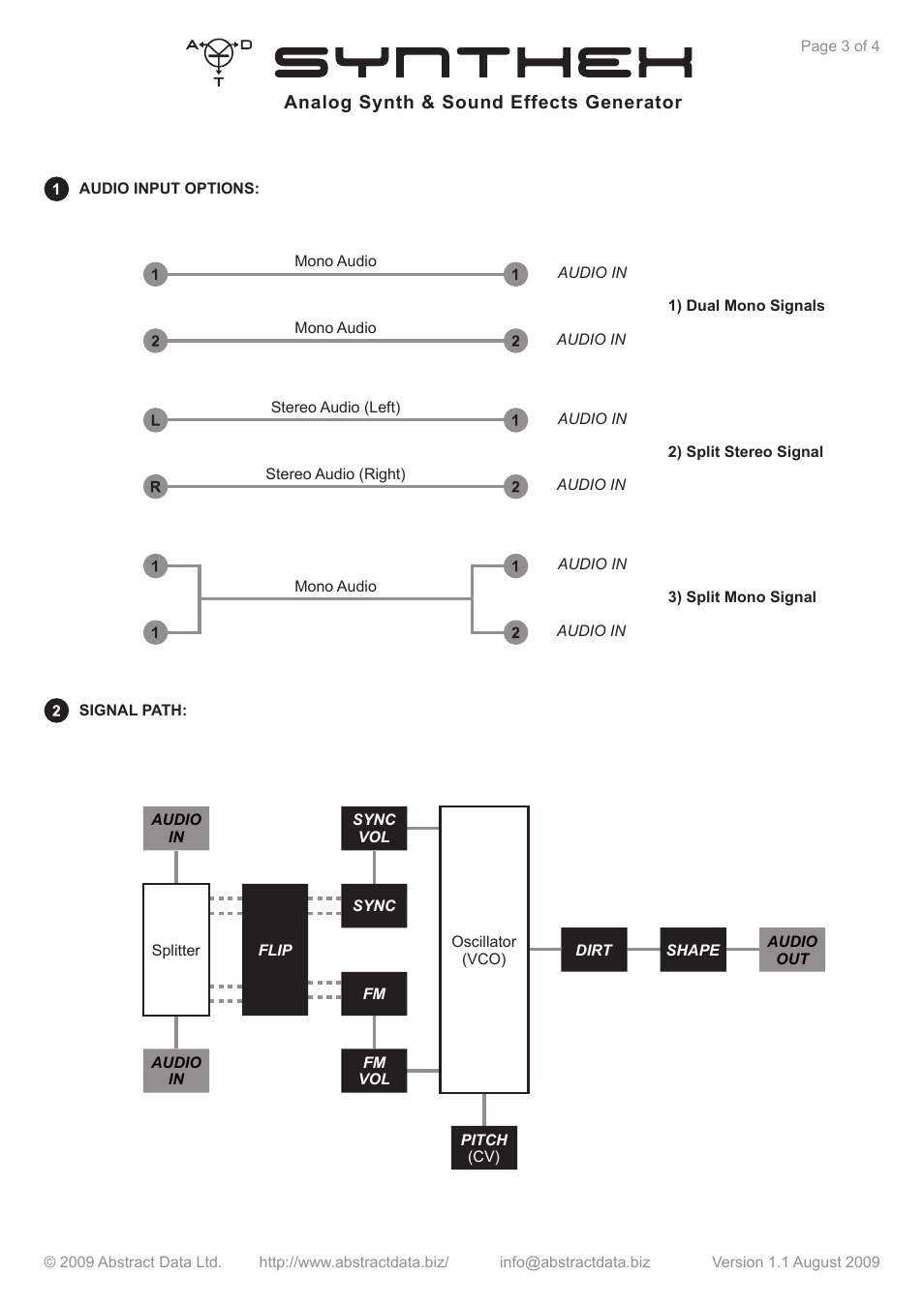 Abstract Data Synthex User Manual | Page 4 / 5